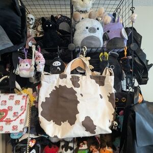 Cow Print BAGGU Tote Bag